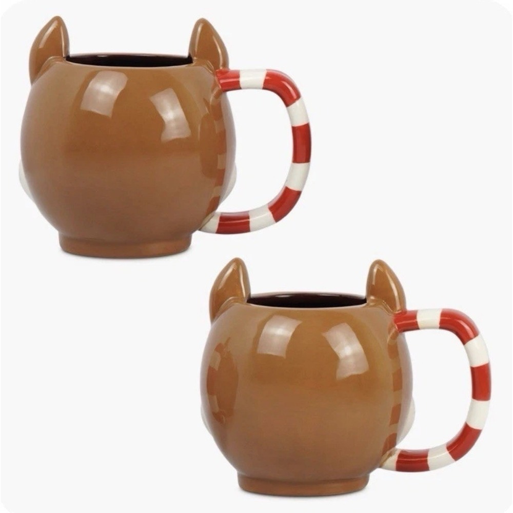 Disney Holiday Lodge Chip 'n' Dale Mug Set Jumbo Mugs New And Sealed - Picture 7 of 7